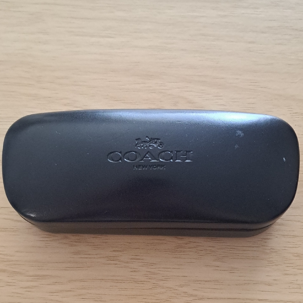 Coach Classic Black Eyeglass Case #2